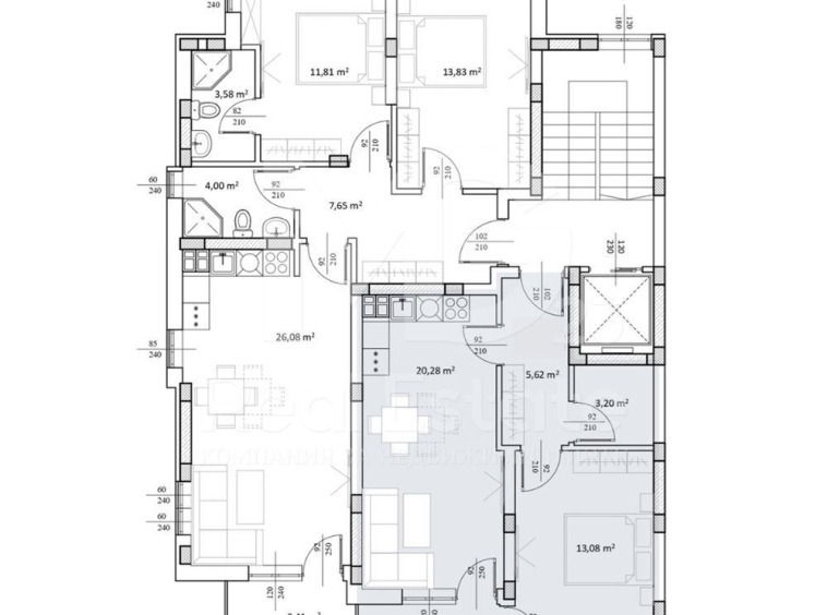 Двустаен апартамент в Пловдив, Кършияка - 77 кв.м за 969 €/кв.м - Снимка #1
