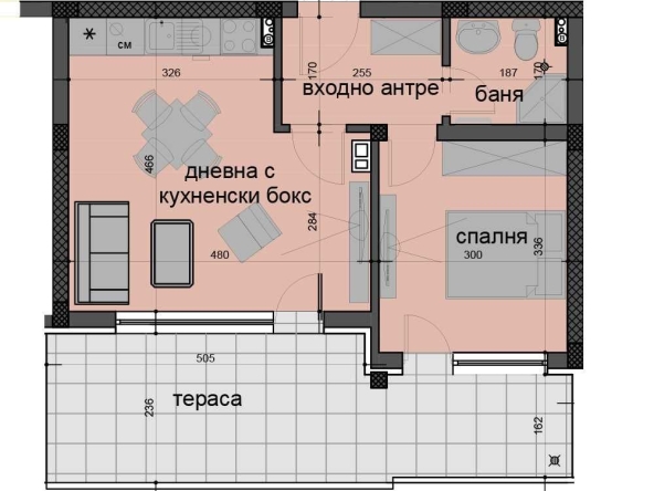 Двустаен апартамент в Пловдив, Остромила - 87 кв.м за 966 €/кв.м - Снимка #1