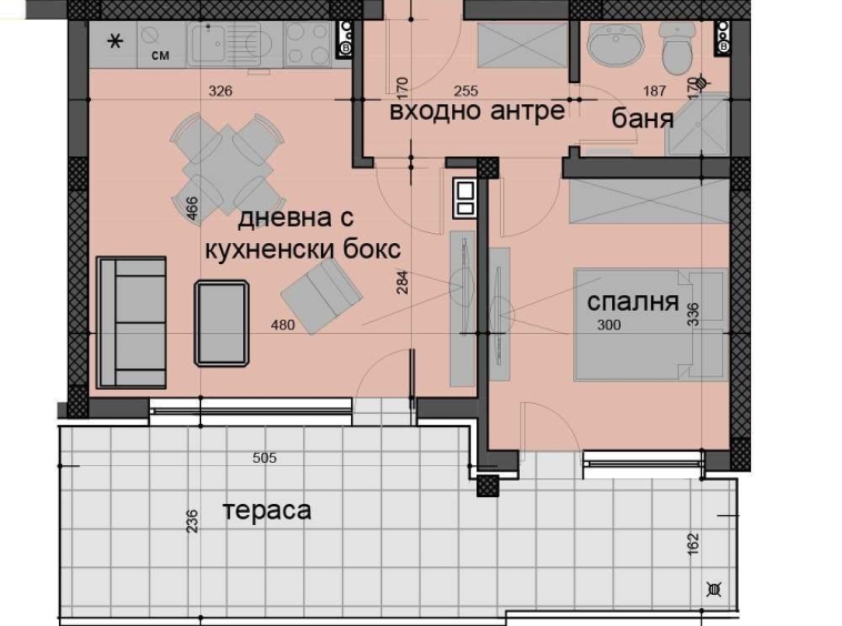 Двустаен апартамент в Пловдив, Остромила - 87 кв.м за 966 €/кв.м - Снимка #1