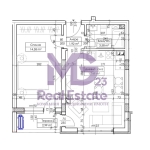 Двустаен апартамент в Пловдив, Гагарин - 60 кв.м за 1150 €/кв.м - Снимка #1