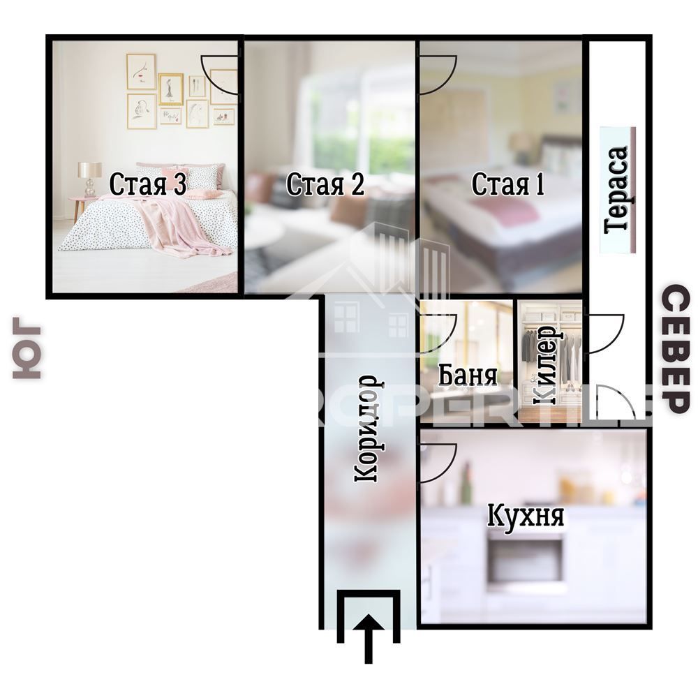 Тристаен апартамент в София, Банишора - 94 кв.м за 1756 €/кв.м - Снимка #1