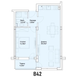 Двустаен апартамент в Пловдив, Кършияка - 65 кв.м за 1200 €/кв.м - Снимка #1