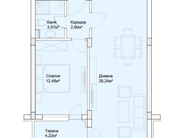 Двустаен апартамент в Пловдив, Кършияка - 69 кв.м за 1131 €/кв.м - Снимка #1