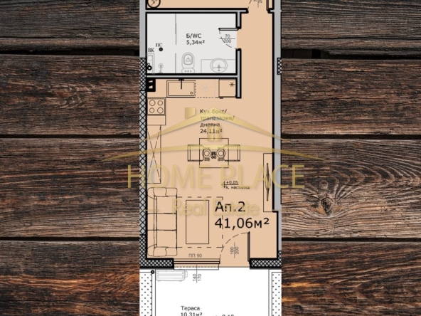 Едностаен апартамент в Варна, м-т Траката - 50 кв.м за 995 €/кв.м - Снимка #1
