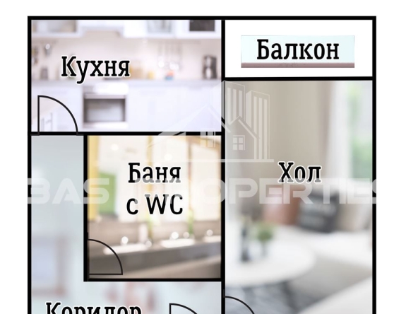 Едностаен апартамент в София, Толстой - 45 кв.м за 2289 €/кв.м - Снимка #1