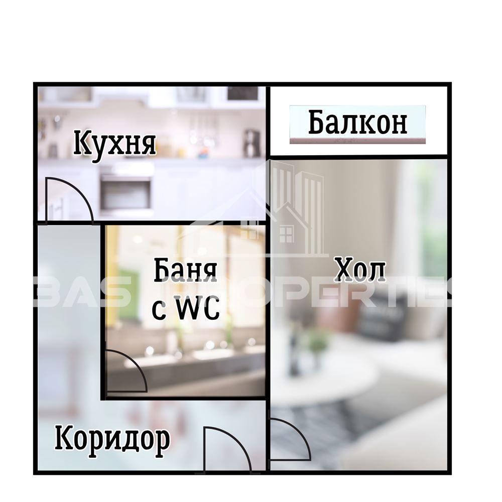 Едностаен апартамент в София, Толстой - 45 кв.м за 2289 €/кв.м - Снимка #1