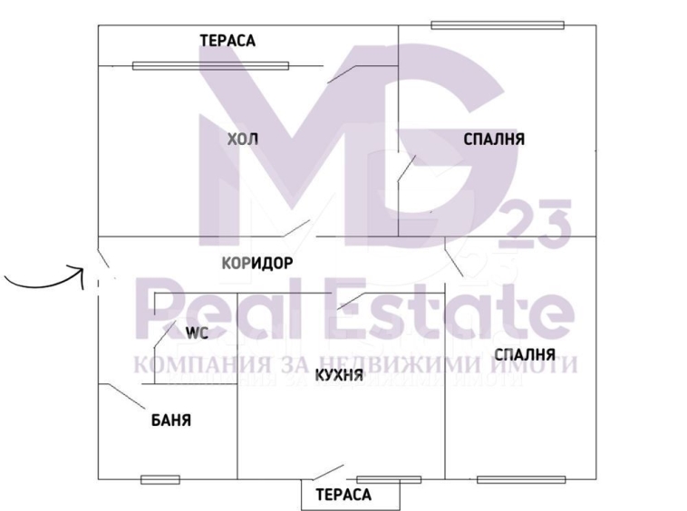 Тристаен апартамент в Пловдив, Кючук Париж - 80 кв.м за 1500 €/кв.м - Снимка #1