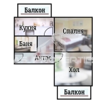 Двустаен апартамент в София, Люлин 1 - 65 кв.м за 1020 €/кв.м - Снимка #1