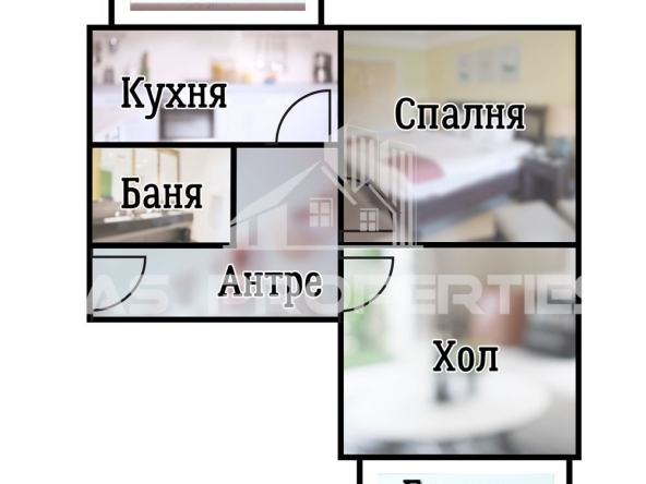 Двустаен апартамент в София, Люлин 1 - 65 кв.м за 1020 €/кв.м - Снимка #1