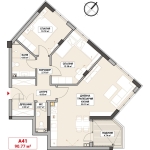 Тристаен апартамент в София, Младост 4 - 99 кв.м за 1314 €/кв.м - Снимка #1