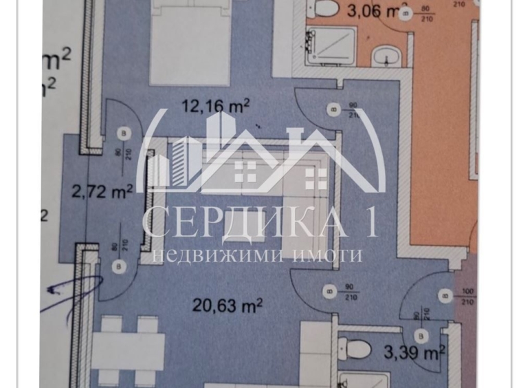 Двустаен апартамент в Благоевград, Широк център - 60 кв.м за 712 €/кв.м - Снимка #1
