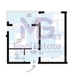 Двустаен апартамент в Пловдив, Беломорски - 63 кв.м за 688 €/кв.м - Снимка #1