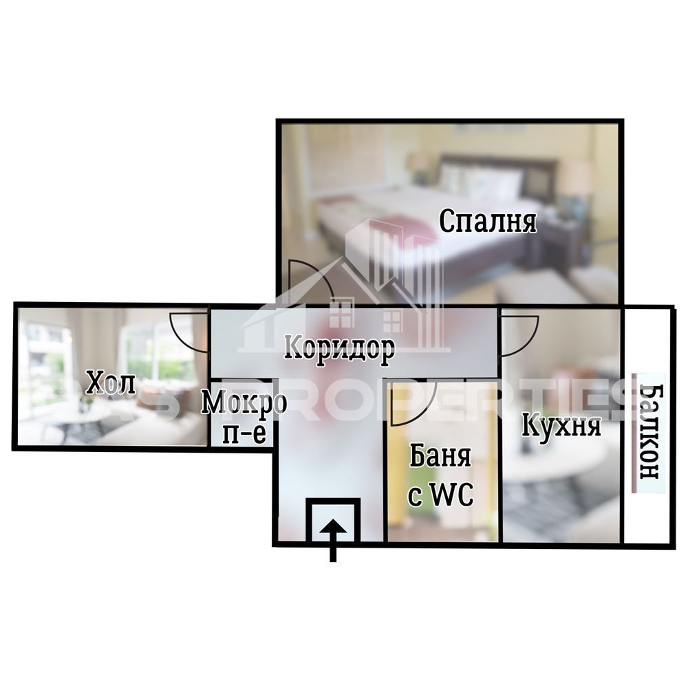 Двустаен апартамент в София, Младост 2 - 61 кв.м за 1338 €/кв.м - Снимка #1