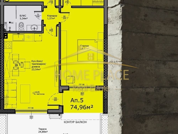 Двустаен апартамент в Варна, м-т Траката - 85 кв.м за 998 €/кв.м - Снимка #1