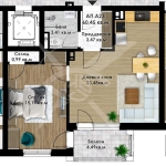 Двустаен апартамент в Пловдив, Остромила - 75 кв.м за 952 €/кв.м - Снимка #1