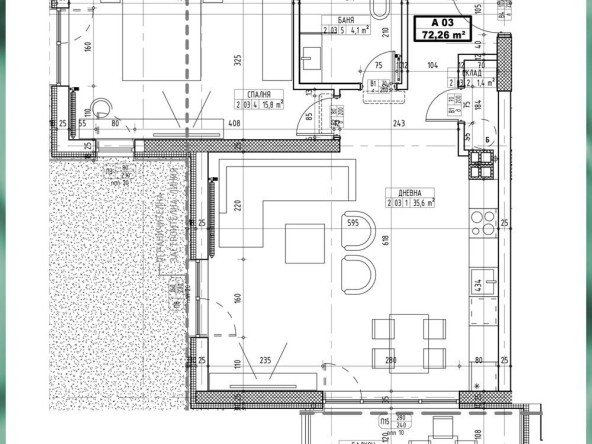 Двустаен апартамент в София, Център - 90 кв.м за 2838 €/кв.м - Снимка #1