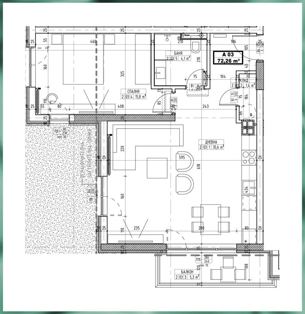 Двустаен апартамент в София, Център - 90 кв.м за 2838 €/кв.м - Снимка #1