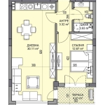 Двустаен апартамент в Пловдив, Гагарин - 77 кв.м за 947 €/кв.м - Снимка #1