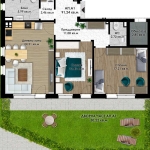 Тристаен апартамент в Пловдив, Остромила - 107 кв.м за 941 €/кв.м - Снимка #1