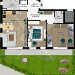 Тристаен апартамент в Пловдив, Остромила - 107 кв.м за 480 €/кв.м - Снимка #1