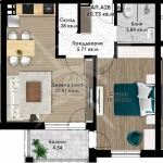 Двустаен апартамент в Пловдив, Остромила - 71 кв.м за 960 €/кв.м - Снимка #1