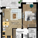 Двустаен апартамент в Пловдив, Остромила - 74 кв.м за 947 €/кв.м - Снимка #1