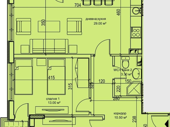 Тристаен апартамент в Пловдив, Кършияка - 106 кв.м за 1600 €/кв.м - Снимка #1