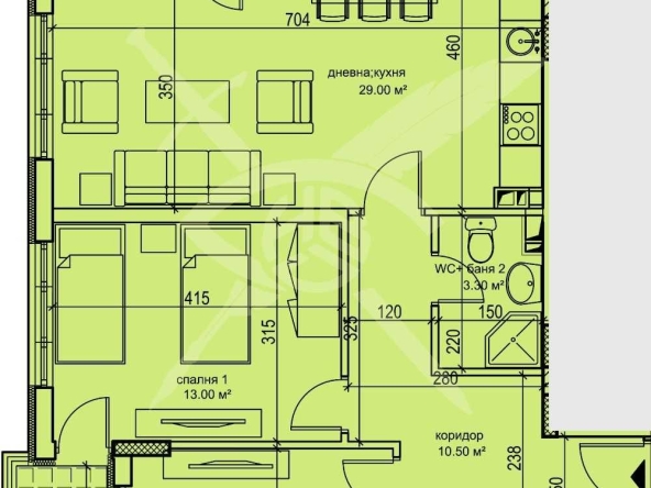 Двустаен апартамент в Пловдив, Кършияка - 106 кв.м за 1708 €/кв.м - Снимка #1