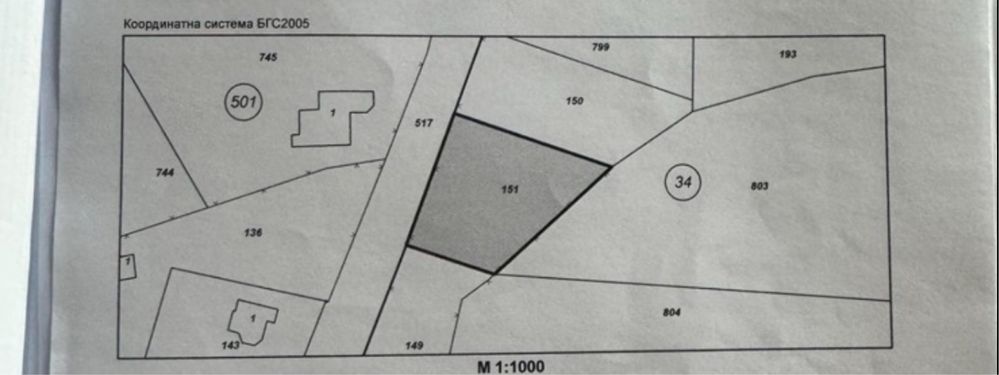 Парцел в с. Крапец, Област Добрич - 884 кв.м за 102 €/кв.м - Снимка #1