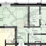 Тристаен апартамент в София, Овча купел - 106 кв.м за 1645 €/кв.м - Снимка #1