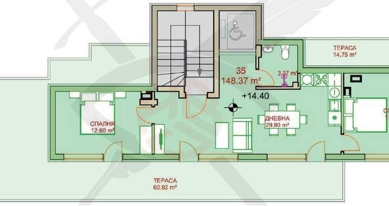 Тристаен апартамент в София, Студентски град - 165 кв.м за 2003 €/кв.м - Снимка #1