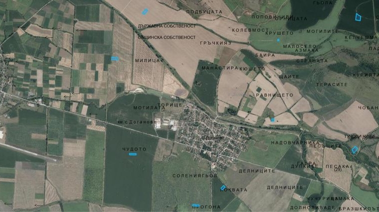 Земеделски имот в с. Доганово, Област София-област -  кв.м за 2102 €/дка - Снимка #1