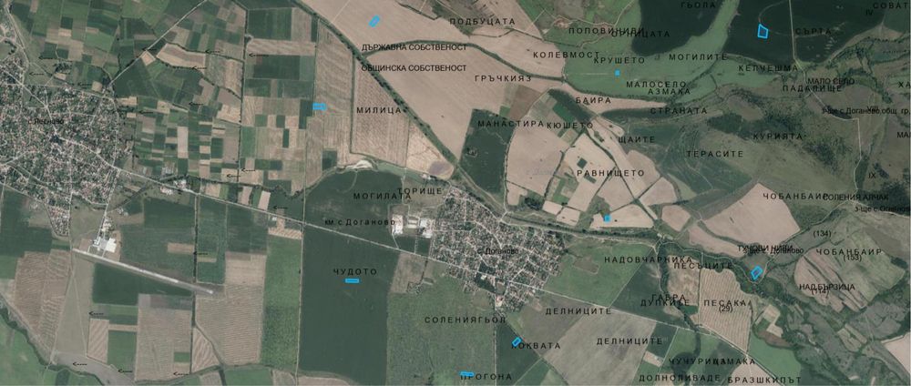 Земеделски имот в с. Доганово, Област София-област -  кв.м за 2102 €/дка - Снимка #1