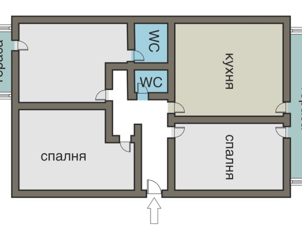 Дава се под наем Четиристаен апартамент в Перник, Каменина - 100 кв.м за 648.21 € - Снимка #1