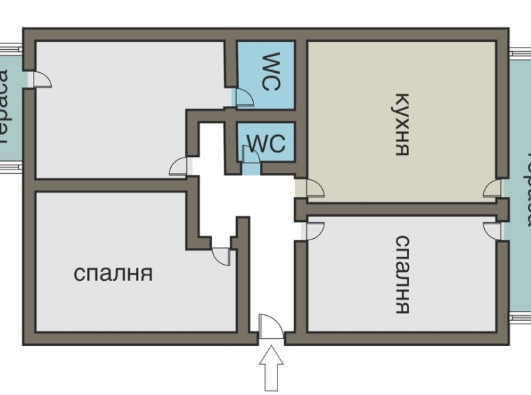 Дава се под наем Четиристаен апартамент в Перник, Каменина - 100 кв.м за 648.21 € - Снимка #1