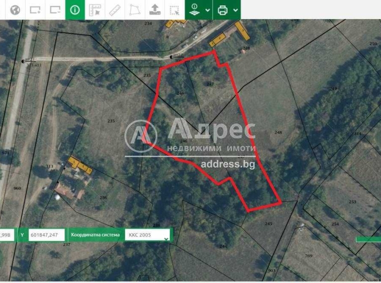 Парцел в с. Хърсово, Област Разград - 6431 кв.м за 2 €/кв.м - Снимка #1