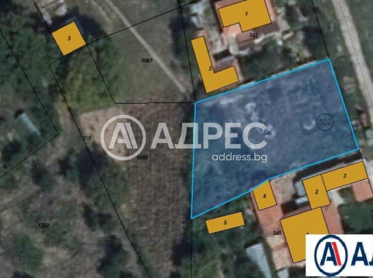 Парцел в с. Раковски, Област Разград - 798 кв.м за 7 €/кв.м - Снимка #1