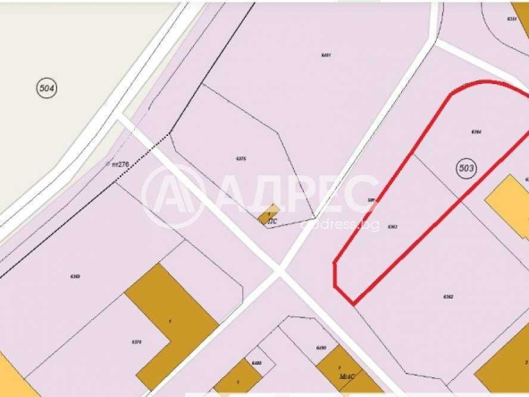 Парцел в Разград, Център - 1232 кв.м за 35 €/кв.м - Снимка #1