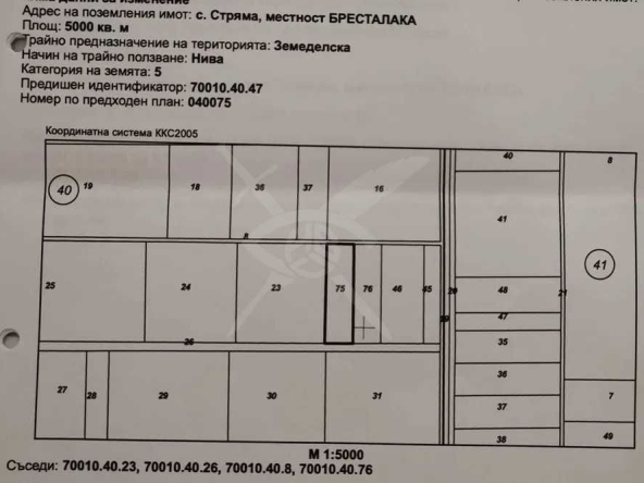 Парцел в с. Стряма, Област Пловдив - 24815 кв.м за 3 €/кв.м - Снимка #1