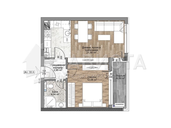 Двустаен апартамент в София, Младост 4 - 61 кв.м за 2194 €/кв.м - Снимка #1