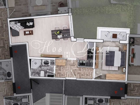 Двустаен апартамент в София, Стрелбище - 76 кв.м за 2876 €/кв.м - Снимка #1