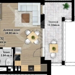 Двустаен апартамент в Пловдив, Остромила - 52 кв.м за 945 €/кв.м - Снимка #1