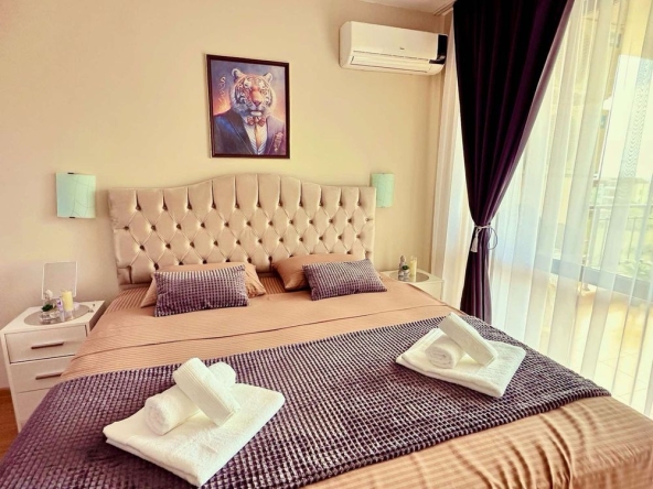 Дава се под наем Двустаен апартамент в Свети Влас - 70 кв.м за 510 € - Снимка #1