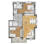 Тристаен апартамент в Пловдив, Христо Смирненски - 110 кв.м за 665 €/кв.м - Снимка #1