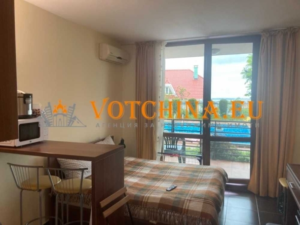 Едностаен апартамент в с. Кошарица, Област Бургас - 34 кв.м за 608 €/кв.м - Снимка #1