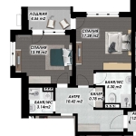 Двустаен апартамент в Пловдив, Мараша - 75 кв.м за 558 €/кв.м - Снимка #1