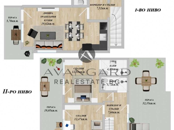 Мезонет в Пловдив, Кючук Париж - 207 кв.м за 1112 €/кв.м - Снимка #1