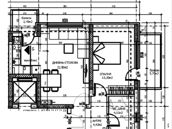 Двустаен апартамент в Пловдив, Тракия - 75 кв.м за 884 €/кв.м - Снимка #1
