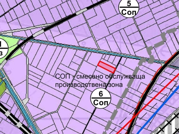 Парцел в Стара Загора, Център - 1400 кв.м за 11 €/кв.м - Снимка #1