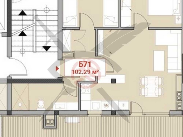 Тристаен апартамент в София, Младост 4 - 122 кв.м за 1026 €/кв.м - Снимка #1